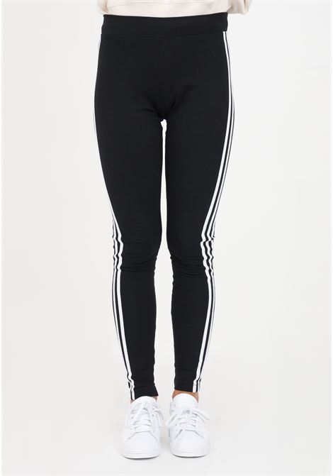 Black 3-stripes leggings for women ADIDAS ORIGINALS | IB7383.